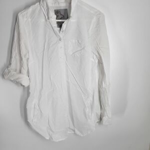 Prototype White Cotton Shirt w/ Roll-tab Sleeve